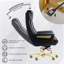 Fauteuil de bureau Kinnls Cellier Massage, fauteuils de direction modernes en cuir véritable pour bureaux, fauteuils inclinables ergonomiques, verrou inclinable à hauteur réglable, noir-101602210