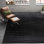 Tapis noir / ivoire Sarang
