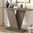 Mirod Console Table With Natural Wood Veneer,V-Base Design For Classic Versatility , For Displaying Your Favorite Items, Easy Assembly-1603943578