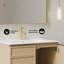 Ensemble de meuble-lavabo mural 30 po Curtis-118040149-118040150