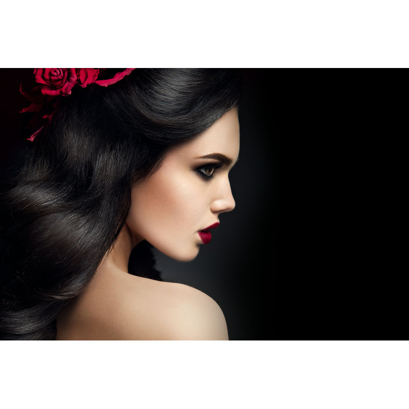 Caliann Beauty Fashion Model - Photographie sur toile tendue, H 8 po x l 12 po
