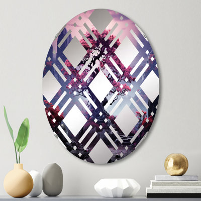 Miroir mural oval