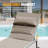 Outdoor Patio Chaise Lounge Set of 3, Aluminum Pool Lounge Chairs with Side Table and Wheels, PVC-coated polyester Padded Adjustable Recliner All Weather for Poolside, Beach, Yard, Balcony-1270579016