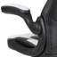 Ergonomic Adjustable Swivel Computer Gaming Chair with Flip-up Arms-1198405756
