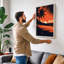 Sunset Tropical - Wrapped Canvas-696459283-696459286