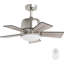 Ventilateur de plafond d'intérieur à DEL intégré 30 "avec lumière et télécommande Inlight, IN-0715-1-MD