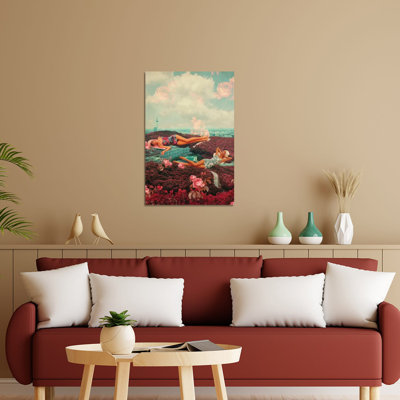 Ces après-midi roses, impression sur verre acrylique