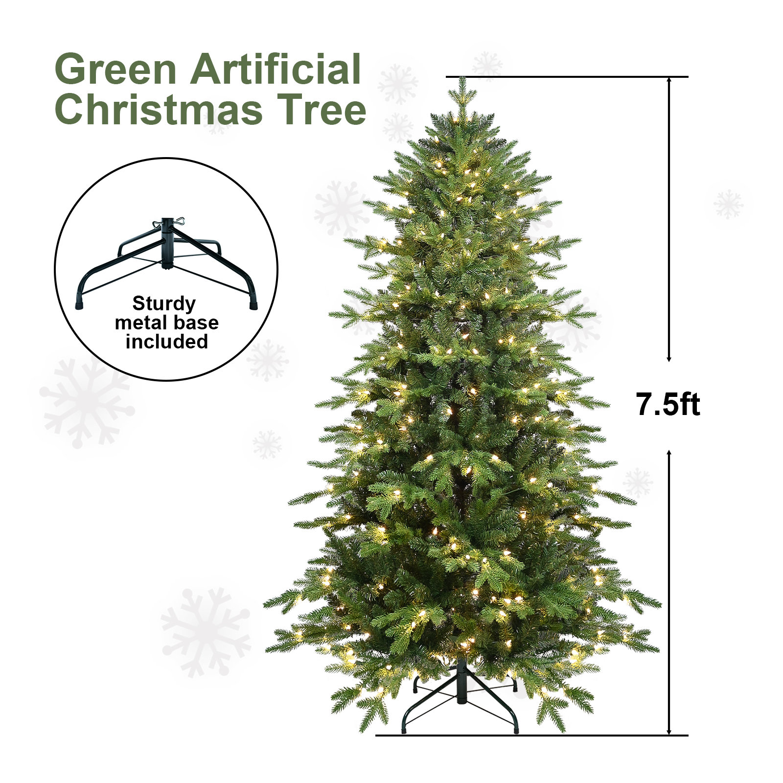 Christmas tree, 7.5'