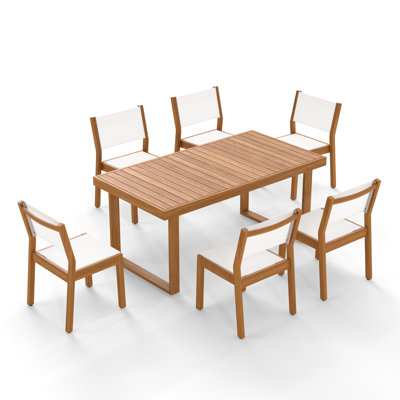 Mirella Acacia Outdoor Dining Set