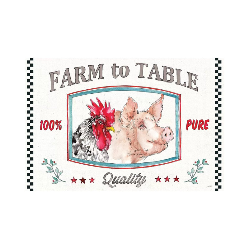 Farm Signs I by Anne Tavoletti - Wrapped Canvas Print, 66.04 cm H x 45.72 cm W