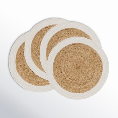 Adelyn Jute No Pattern Round Placemat