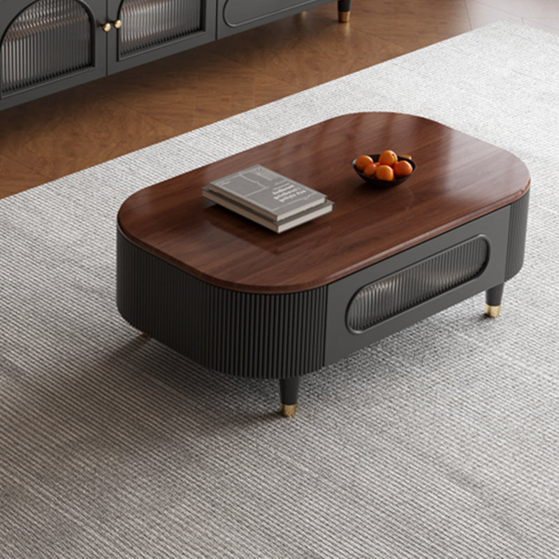 Solid wood coffee table is durable, 15.75" H x 47.24" L x 23.62" W