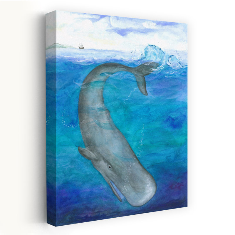 Whale's Ocean Dance, H 18 po x l 12 po