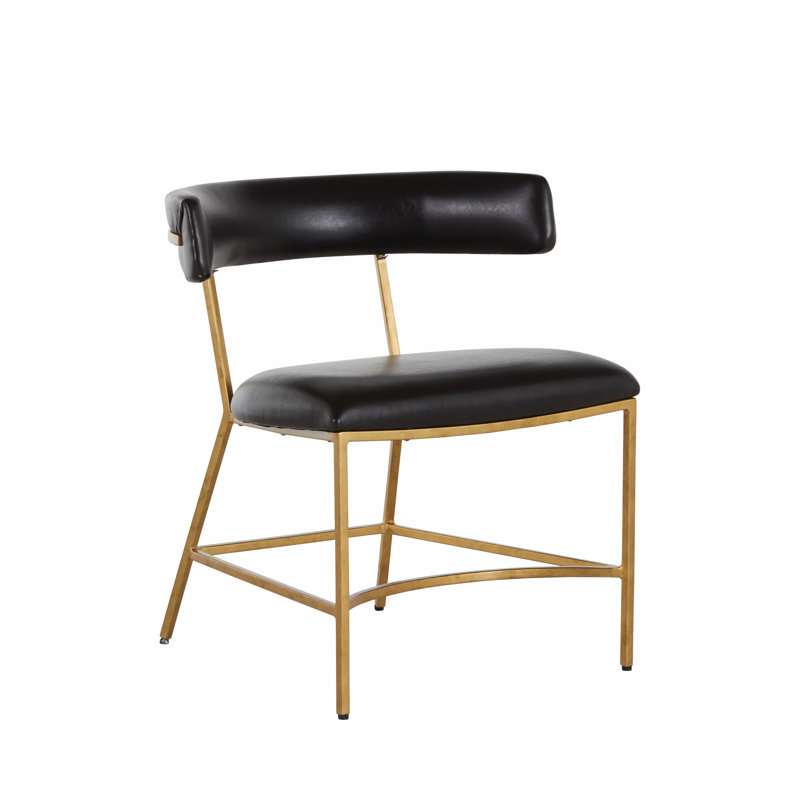 Matthew Wing Back Side Chair in Black