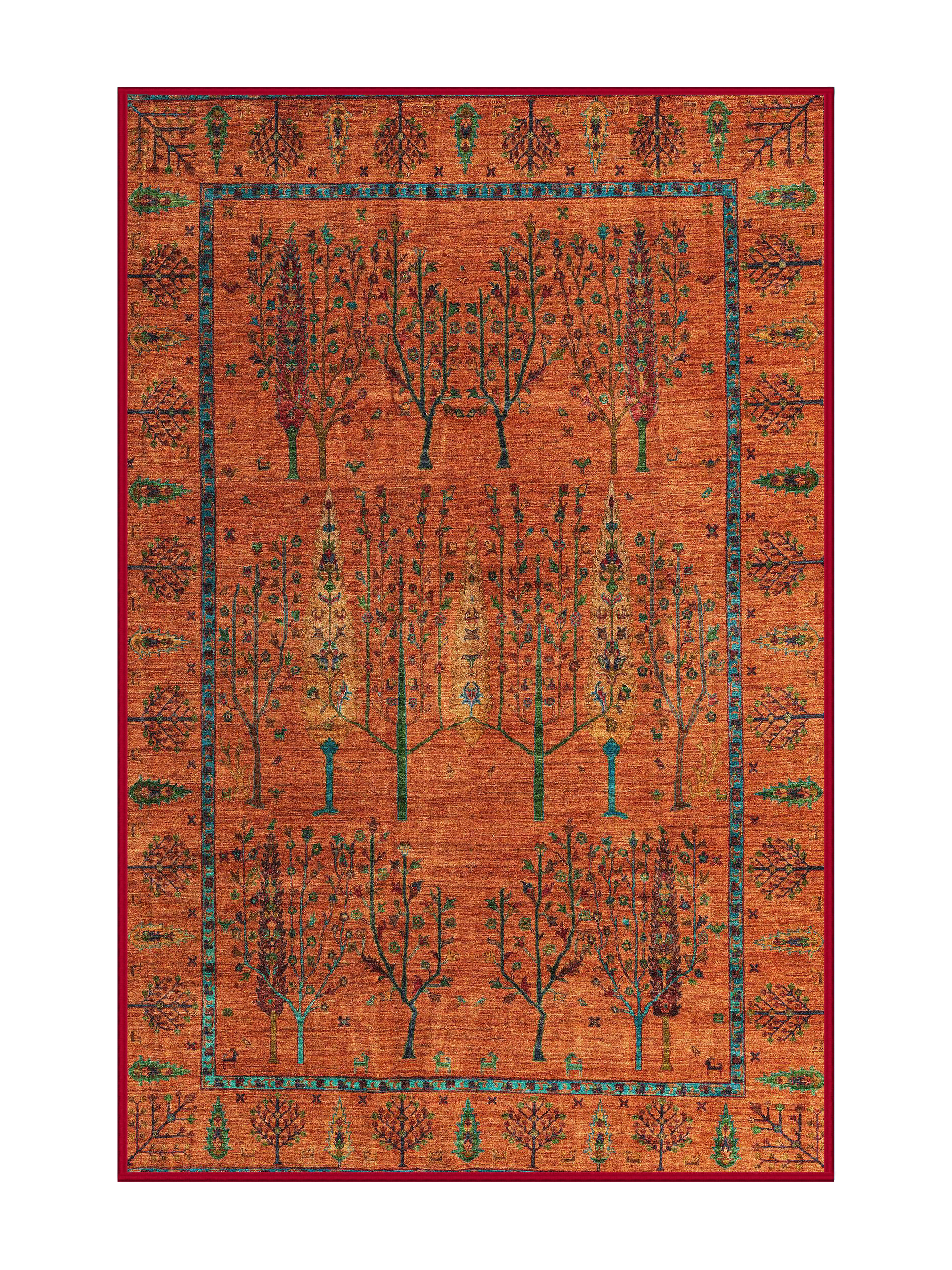 Factory Select Area Rug Foundry Select 100% Machine Washable Abstract 4152 Area Rug & Reviews ...