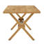 Table de salle à manger moderne et minimaliste avec plateau d'épissure et support en forme de X-126537927