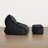 Extra-Wide Bean Bag Chair With Ottoman And Pocket-877877088