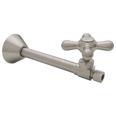 Poignée en croix droite à passage en croix 1/2 po x 3/8 po de diamètre extérieur