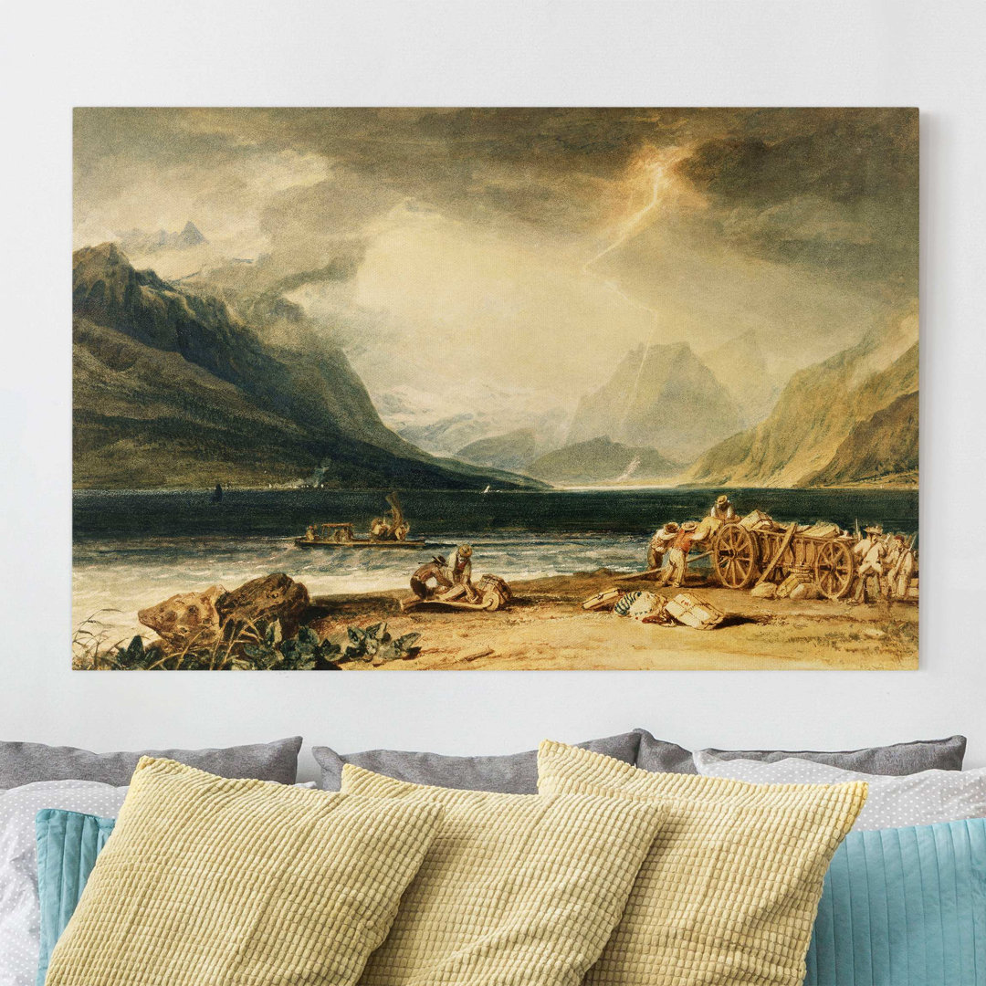 Leinwandbild The Lake of Thun, Switzerland von J.M.W. Turner