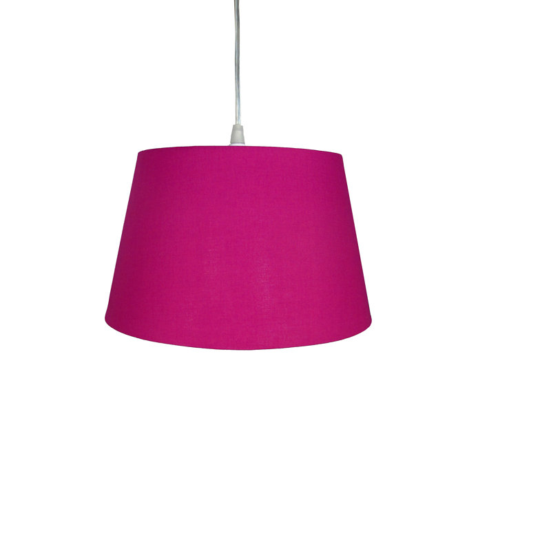 Cotton Empire Lamp Shade ( Clip On ), Purple, H16 x W25 x D25cm