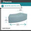 Shapes Series II Modular Collaborative Soft Seating S-Curve Stool with Foam Padded Seat-64497230-64497219-64497218