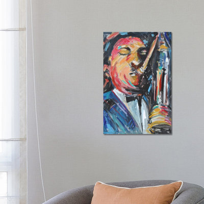 Sax Man 1 Piece Painting on Canvas