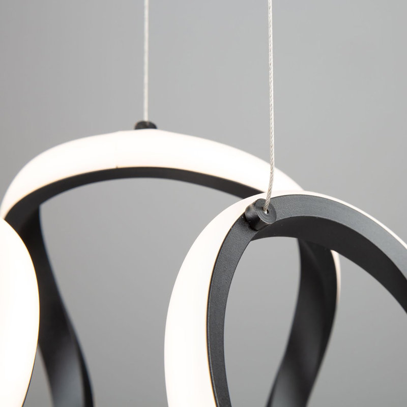 Luminaire suspendu cylindrique à DEL Caetana
