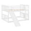 Lit superposé avec échelle avec glissade