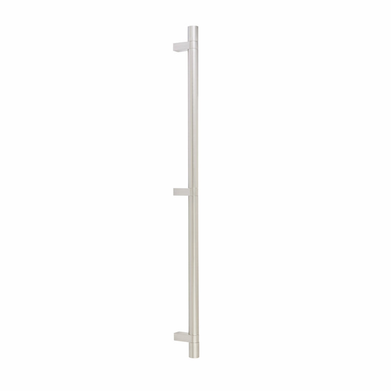 Poignée électroménager Emtek Select 24 po, tige de bar rectangulaire et poignée lisse, bronze huilé, Nickel satiné