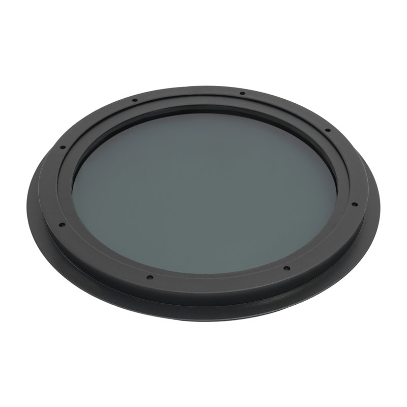 Fenêtre ronde pour véhicule récréatif avec anneau décoratif | Remplacement direct pour les véhicules récréatifs, les remorques et les campeurs