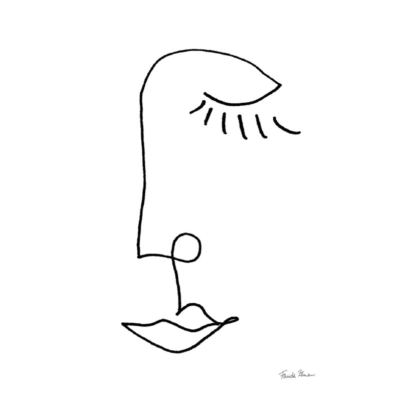 " Faces II " by Farida Zaman, 30" H x 20" W