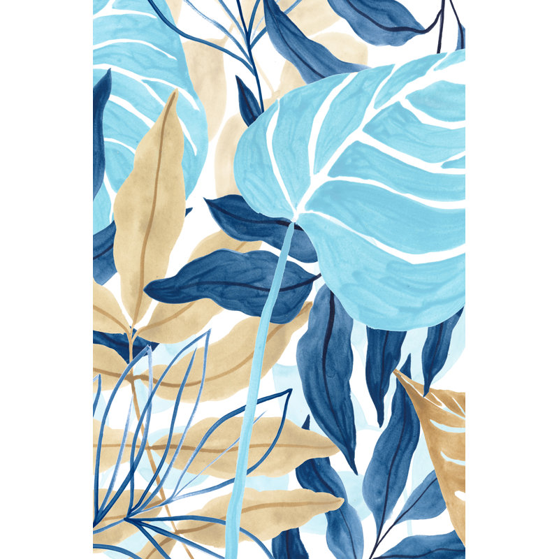 " Blue Jungle II ", 12" H x 8" W x 1.25" D