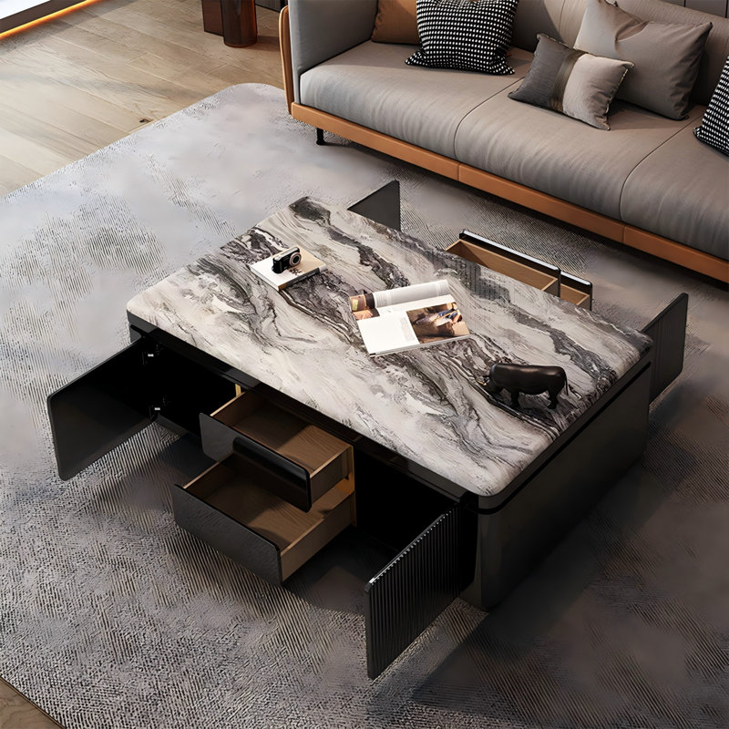 Table basse 47,24 "Modern Minimalist, 18,11 po H x 47,24 po L x 23,62 po l