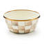 Mocha Check Pinch Bowl