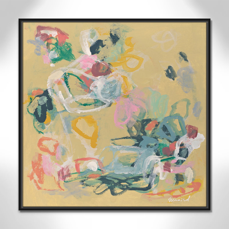 «Living In Colours», reproduction carrée par Marisol Evora, Noir, H 31,5 po x l 31,5 po