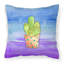 Coussin décoratif d’intérieur/d’extérieur en aquarelle cactus-928594429
