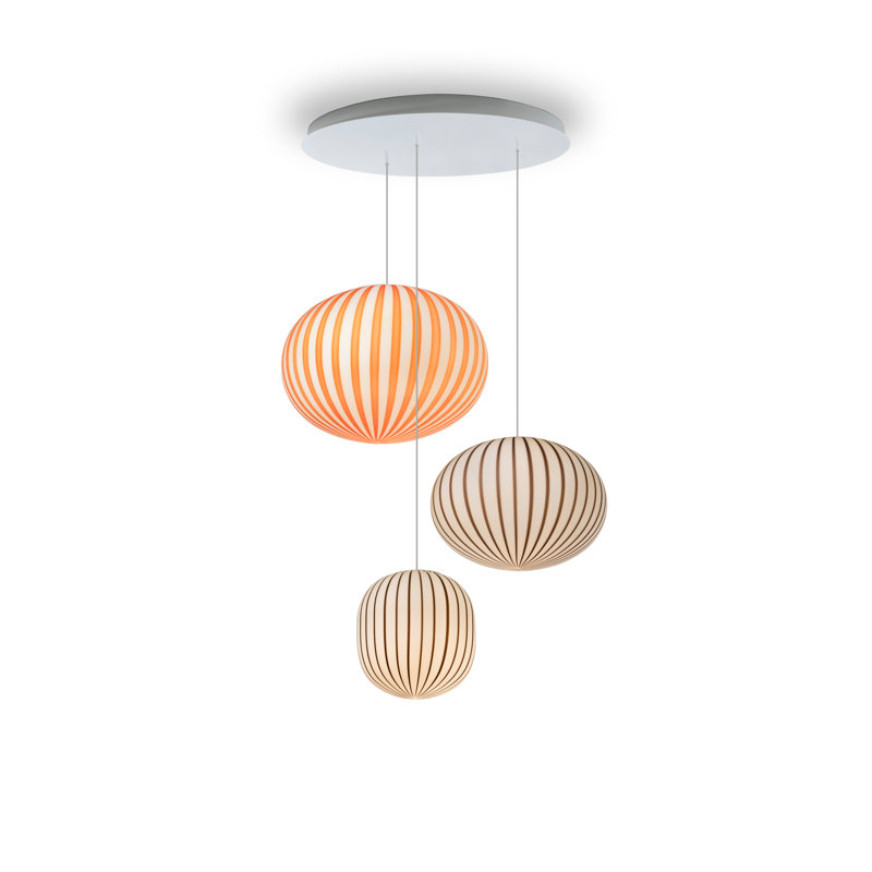 Filigrana Light, C3B Cluster 600 1220, 110/120V, Etched with Cane Detail