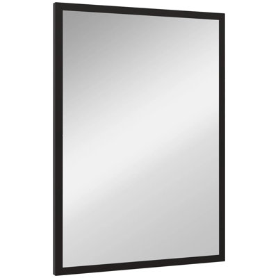 Miroir mural rectangulaire, cadre horizontal et vertical pour salle de bain, salon, chambre à coucher et entrée