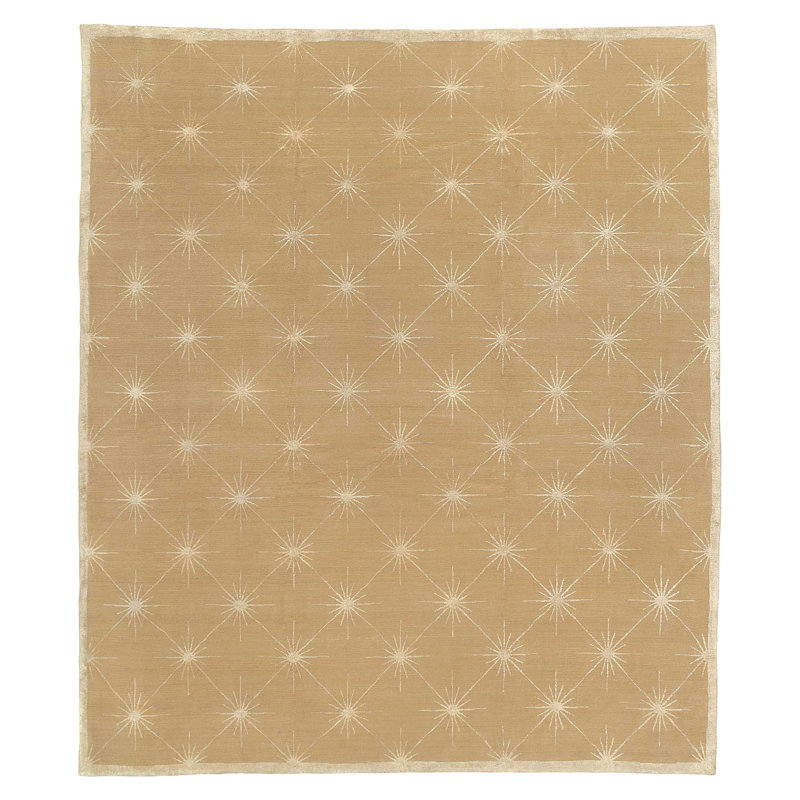 Geometric Area Rug in Beige/Neutral, Rectangle 10' x 14'