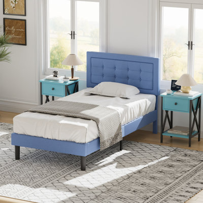Ensemble de chambre à coucher rembourrée 3 pièces