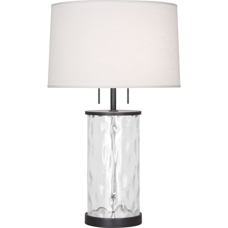 Lampe de table 28,25 po Gloria, Bronze patiné foncé
