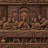 Hand-Carved Solid Teak Last Supper Wall Panel