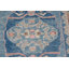 Tapis géométrique bleu Oushak 9 x 12