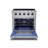 Hauslane 30" Gas Range In Black Stainless Steel | 4 Burners Up To 20,000 Btus | 4.2 Cu. Ft. Convection Oven With 5 Rack Positions | Convertible Ng/Lp | Cool-Touch Triple-Layer Door-132873508