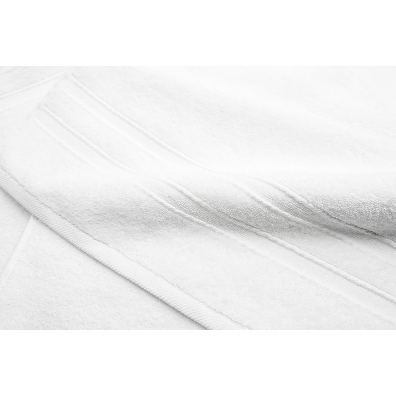 Midweight Bath Towel, White