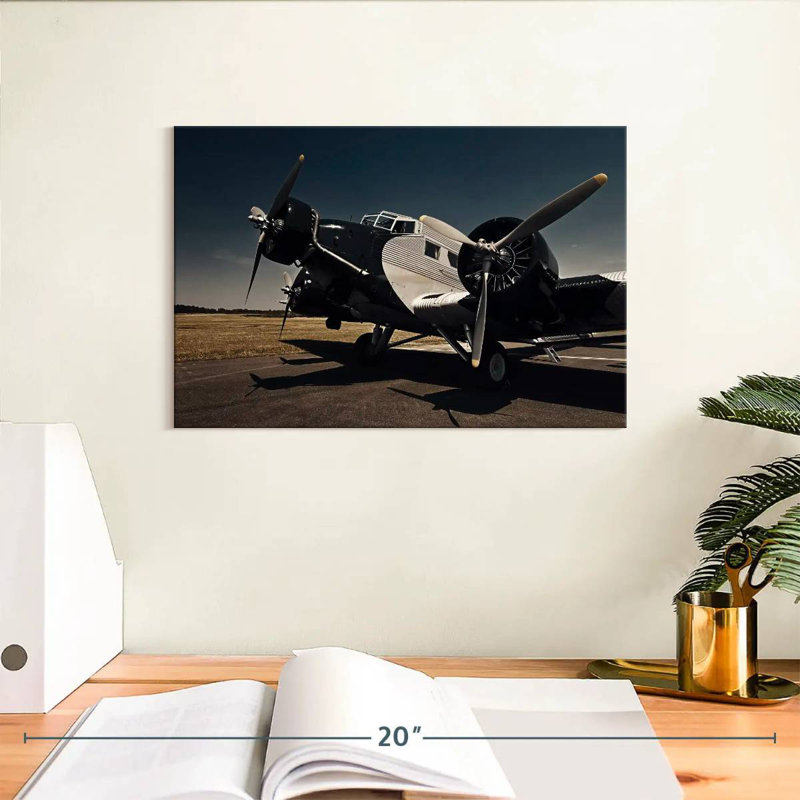 Avion Junkers Ju 52, H 8 po x l 12 po