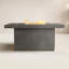 Ventura Rectangle Chat Height Gas Fire Table by Real Flame-995753344