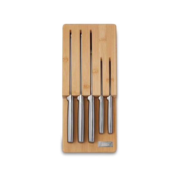 Elevate™ Store 5-piece Multicolour Knife Set with In-drawer Storage Tray