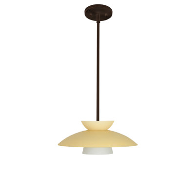 Luminaire suspendu géométrique 1 lumières simple Trilo