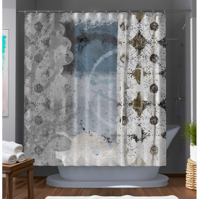 Abstract Shower Curtain